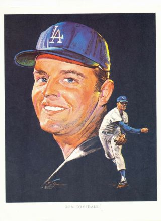 1962 Volpe Union Oil Los Angeles Dodgers - Don Drysdale