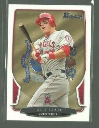 2013 Bowman Hometown 121 Mike Trout (ref 61711)