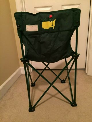 Official Masters Tournament Chair Folding Lawn Chair With Carry Bag Spectators
