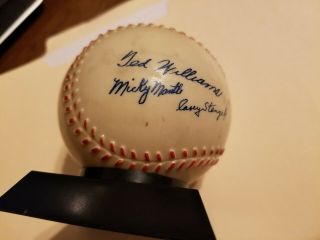 1956 American League All Stars Baseball Bank Mickey Mantle Ted Williams Yogi