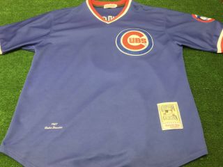 Mitchell & Ness Andre Dawson 8 Chicago Cubs 1987 Jersey (l Size 50)