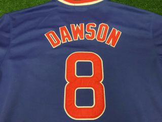 Mitchell & Ness Andre Dawson 8 Chicago Cubs 1987 Jersey (L Size 50) 7