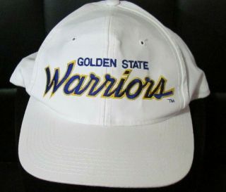 Vintage Sports Specialties The Twill Nba Golden State Warriors Script Cap