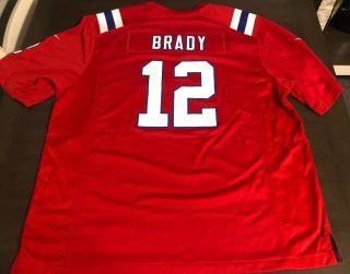 Tom Brady Throwback Jersey XXL Nike Game Jersey SB XLIX Patch EUC Patriots 2
