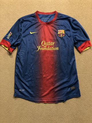 Nike Fc Barcelona Messi Jersey Size L/xl