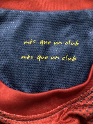 Nike FC Barcelona Messi Jersey Size L/XL 6