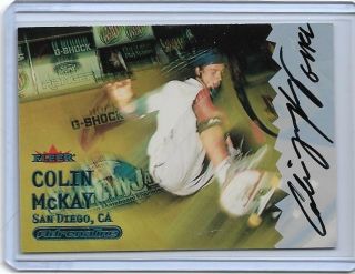 Rare 2000 Fleer Adrenaline Colin Mckay Autograph Card Sk8 Skateboard Legend
