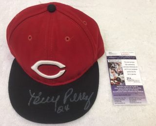 Tony Perez Cincinnati Reds Hall Of Famer Signed Inscribed Hat With Jsa