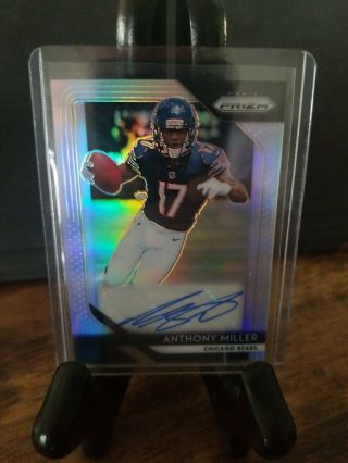 2018 Prizm Rookie Auto Anthony Miller Memphis Chicago Bears