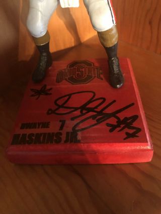 Signed Dwayne Haskins Ohio State Buckeyes Custom McFarlane Figure W/Pics 4