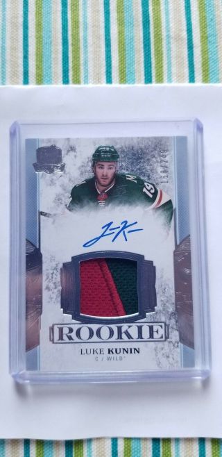 2017/18 The Cup 2 Colour Rookie Patch Luke Kunin 168/249