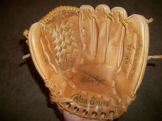 Rawlings " Nolan Ryan " Rmg35 Leather Baseball Glove Right - Handed Thrower -