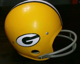 Vintage Green Bay Packers Rawlings Helmet Size Medium Made In Usa