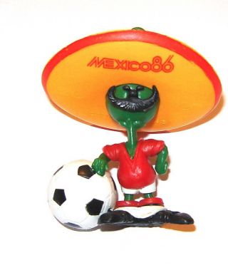 Pique Mexico 1986 World Cup Soccer Football Championship Mascot Figurine