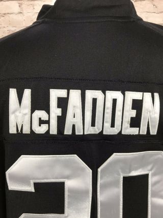 Oakland Raiders Darren McFadden 20 Nike On Field Jersey Men’s XL Sewn Stitched 7