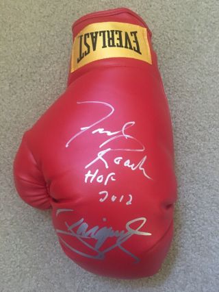 Manny Pacquiao & Freddie Roach Signed Autographed Everlast Boxing Glove Jsa Auth