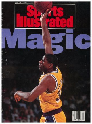 November 18,  1991 Magic Johnson Los Angeles L.  A.  Lakers Sports Illustrated