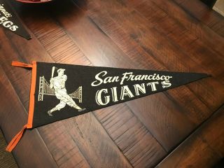 San Francisco Giants Full Size Mlb Baseball Pennant 1958