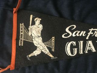 San Francisco Giants Full Size MLB baseball Pennant 1958 3
