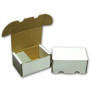 Bundle Of 50 Max 330 Count Corrugated Cardboard Baseball Trading Card Boxes Box