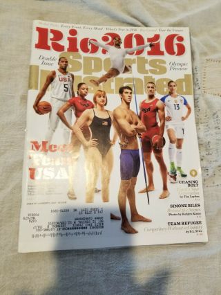 July 25 - August 1,  2016 Team Usa Rio Olympics Simone Biles Sports Illustrated
