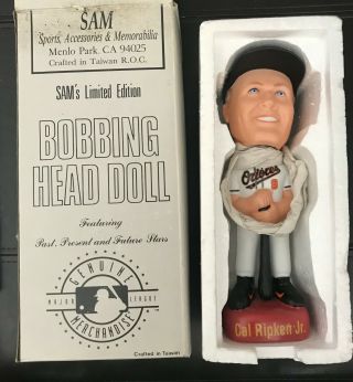 1995 Cal Ripken Jr.  Sam Bobble Bobbing Head Nodder Limited Edition /3000 Orioles