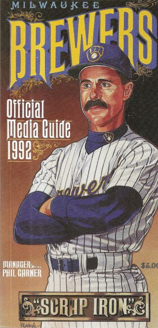 1992 Milwaukee Brewers Baseball Media Guide