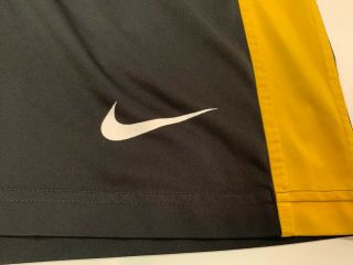 Iowa Hawkeyes Football Men’s Nike Black/Yellow Shorts - Large 3
