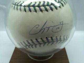 1998 Chipper Jones Auto Ball All - Star Game Colorado Selig Official Mlb