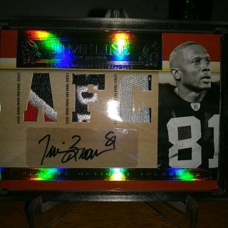 2007 National Treasures Tim Brown Auto Patch 17/25
