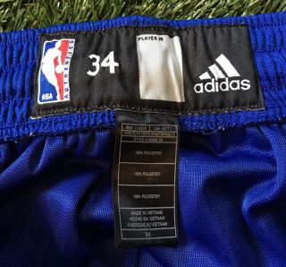 Adidas NBA York Knicks Shorts Men’s 34 Blue Authentic Mesh 2