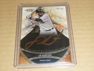 2017 Topps Tier One J.  D.  Martinez Autograph/auto Copper Ink Red Sox /25 B5807