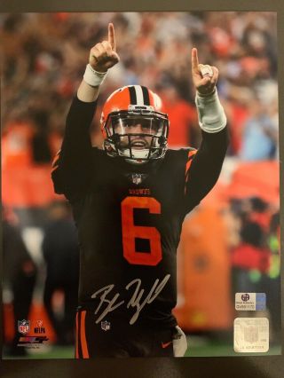 Baker Mayfield Cleveland Browns Signed Autographed 8x10 Photo Ga