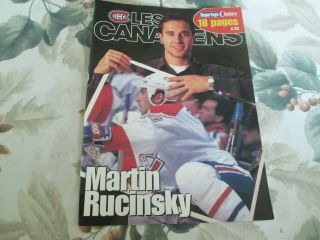 Martin Rucinsky Montreal Canadiens Clipping 18 Pages 1999 - 2000