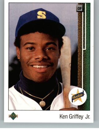 1989 Upper Deck Star Rookie 1 Ken Griffey Jr Rookie Rc