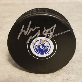 Wayne Gretzky Autographed Signed Official Nhl Hockey Puck Edmonton Oilers