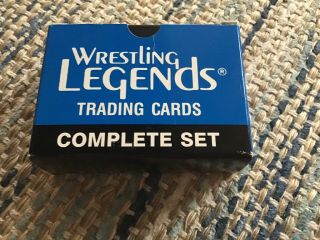 1991 Wrestling Legends Trading Card Set W/box.  Regular Edition 60 Cards