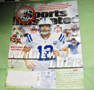 Andrew Luck Sports Illustrated Nfl Football Preview August September 3 2018