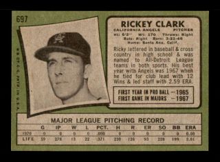 1971 Topps 697 Rickey Clark SP EXMT/EXMT,  X1601713 2