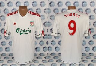Liverpool 2008 2009 2010 9 Torres Away Football Soccer Shirt Jersey Trikot