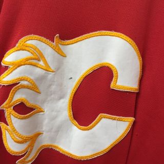Vintage Calgary Flames Hockey Jersey Size Large 2