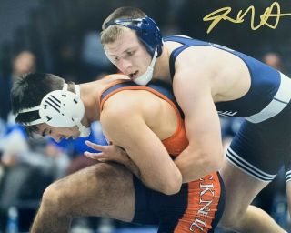 Jason Nolf Hand Signed 8x10 Photo Penn State Wrestling Autographed Authentic