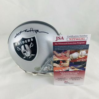 Antonio Brown Signed Oakland Raiders Mini Helmet Authentic Jsa Wpp464381
