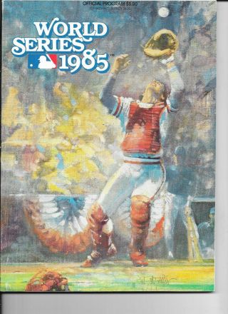 World Series 1985 Program