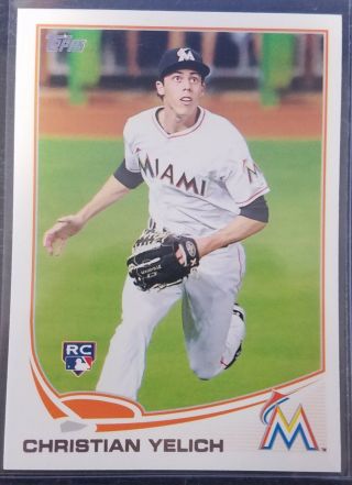 2013 Topps Update Christian Yelich Rc Marlins Us290