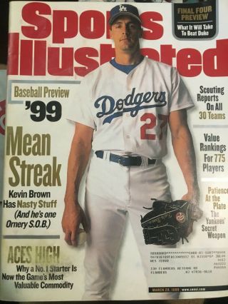 Sports Illustrated March 29,  1999 - Kevin Brown