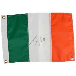 Conor Mcgregor Autographed 12 " X 18 " Ireland Flag Fanatics Authentic Piece