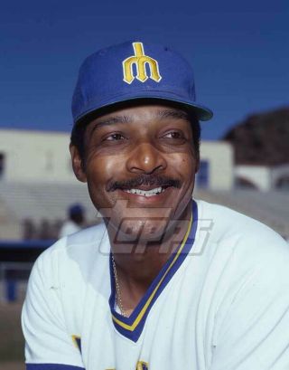 1978 Topps Baseball Color Negative.  Vada Pinson Mariners