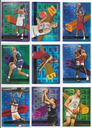 1994 - 95 Hoops Draft Redemption Set Grant Hill,  Jason Kidd Rookies & More