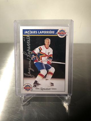 Jacques Laperriere Zellers Signature Series Auto Hockey Card 1366/3500